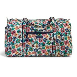 Vera Bradley Large Duffel in Cuban Stamps